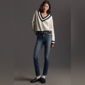 Anthropologie AG Mari High-Rise Straight-Leg Jeans